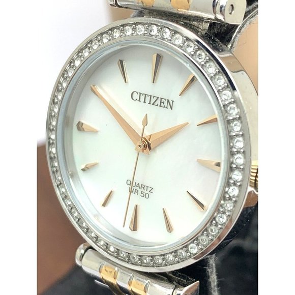 Citizen Women\'s Watch ER0216-67D Quartz White Mother of Pearl Dial Two T… main image 10